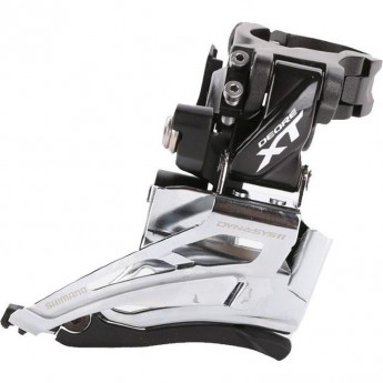 Переключатель передний SHIMANO XT, M8025-H, ДЛЯ 2X11, ВЕРХН. ХОМУТ, ВЕРХН. ТЯГА