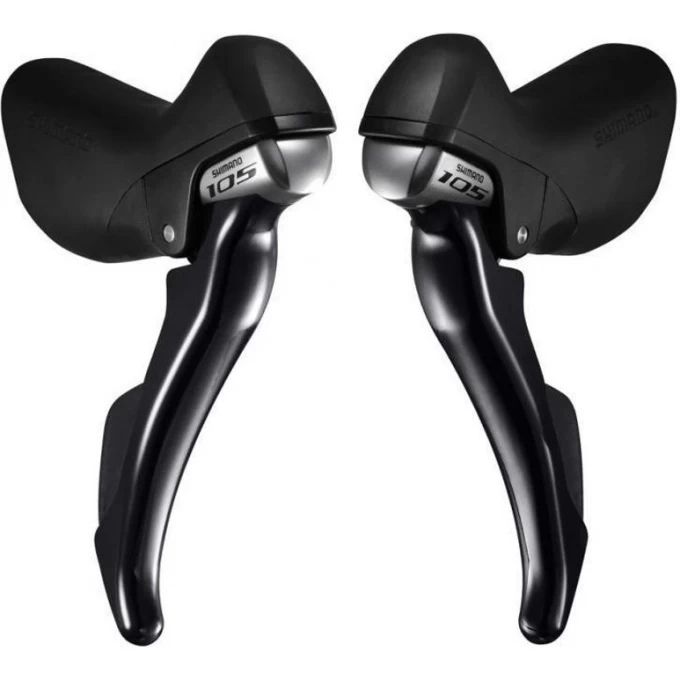 Шифтер/Тормозная ручка SHIMANO 105, R7000, левый/правый, 2x11 соростей, трос+оплетка, черный ISTR7000DPAL Шифтер/Тормозная ручка SHIMANO 105, R7000, левый/правый, 2x11 соростей, трос+оплетка, черный ISTR7000DPAL