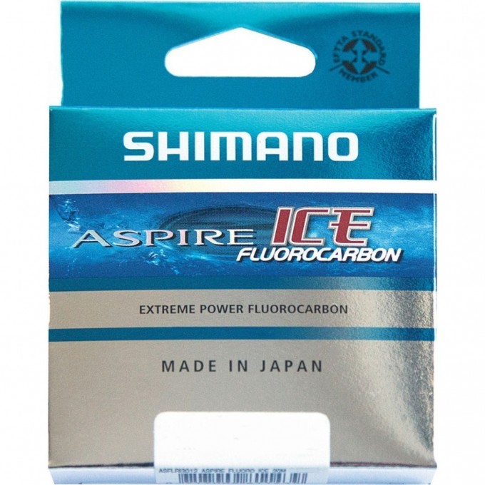 Леска SHIMANO ASPIRE FLUO ICE 30м прозрачная 0,185мм 2,8кг ASFLRI3018 Леска SHIMANO ASPIRE FLUO ICE 30м прозрачная 0,185мм 2,8кг ASFLRI3018