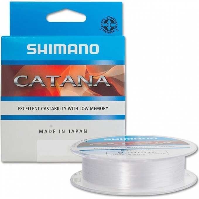 Леска SHIMANO CATANA SPINNING 100м прозрачная 0,185мм 3,5кг CATSPG10018 Леска SHIMANO CATANA SPINNING 100м прозрачная 0,185мм 3,5кг CATSPG10018