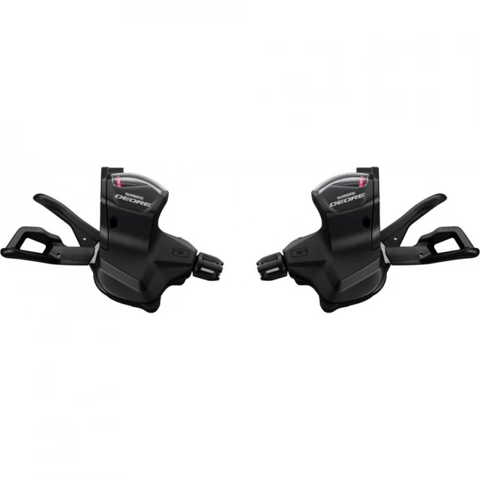 Шифтер SHIMANO DEORE, M6000-L, левый, 2/3 скоростей, на хомут, без индикатора, трос 1800мм ISLM6000LB1 Шифтер SHIMANO DEORE, M6000-L, левый, 2/3 скоростей, на хомут, без индикатора, трос 1800мм ISLM6000LB1