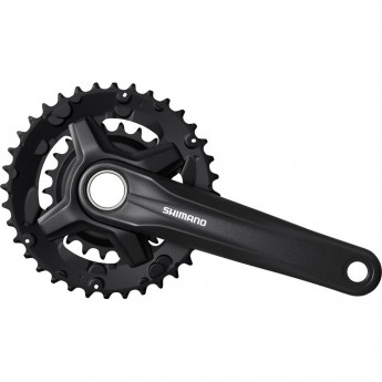 Система SHIMANO ACERA MT210-2B, 175 мм, 36/22T, интегрированный вал, черный, для 9 скоростей, CL:+3 мм, без упаковки