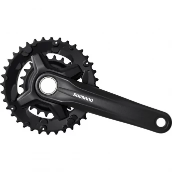 Система SHIMANO ACERA MT210-2B, 175 мм, 36/22T, интегрированный вал, черный, для 9 скоростей, CL:+3 мм, без упаковки