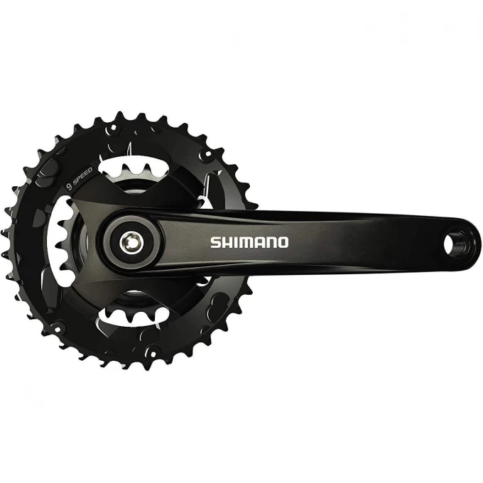 Система SHIMANO ALTUS, MT101, 175 мм, для 2X9 скоростей, квадрат, 36/22 черный EFCMT1012E62XL Система SHIMANO ALTUS, MT101, 175 мм, для 2X9 скоростей, квадрат, 36/22 черный EFCMT1012E62XL
