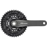 Система SHIMANO DEORE, M6000-3, 170 мм, интегрированный вал, 10 скоростей, 40/30/22T без каретки, черный EFCM6000CX002X