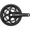 Система SHIMANO TOURNEY, A070, 170 мм, квадрат, 50/34, черный EFCA070C04C