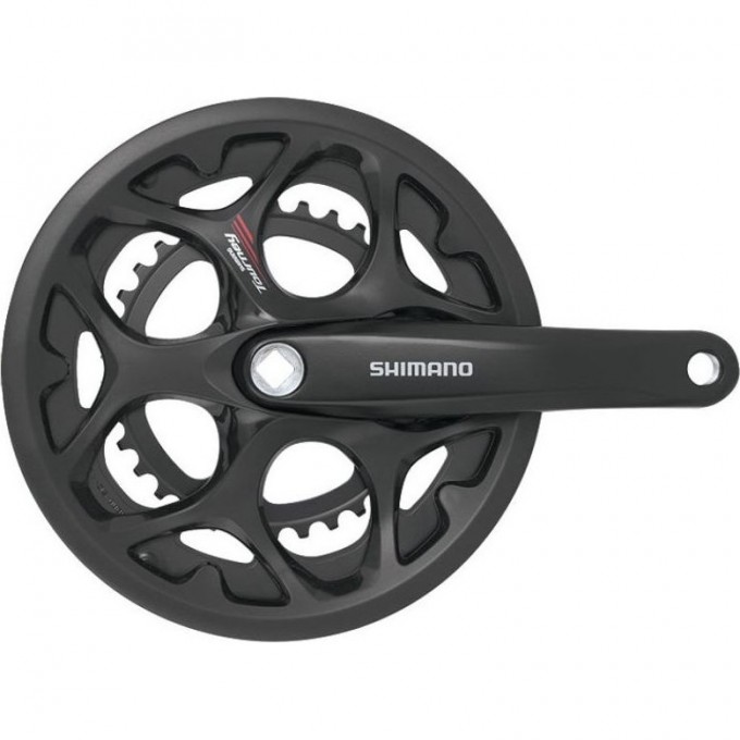 Система SHIMANO TOURNEY, A073, 170 мм, квадрат, 50/39/30T, защита одинарная EFCA073C090C