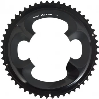 Звезда передняя SHIMANO 105, для FC-R7000, 53T-MW для 53-39T, черная