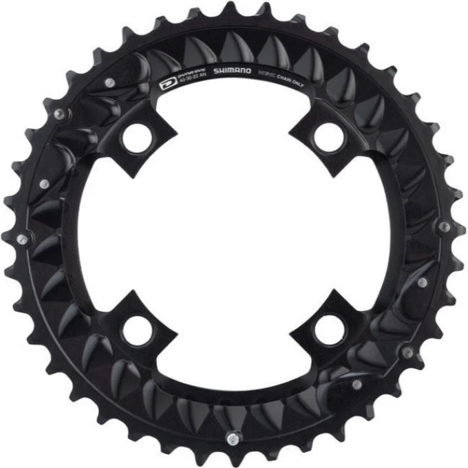 Звезда передняя SHIMANO DEORE, для M6000, 40T-AN, черный Y1WC98020 Звезда передняя SHIMANO DEORE, для M6000, 40T-AN, черный Y1WC98020